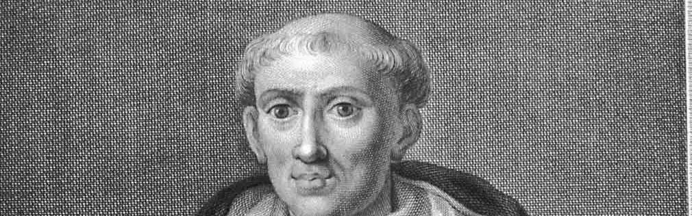 Rostro de fray Melchor Cano con el hábito dominico, en un grabado de la serie de Retratos de los Españoles Ilustres